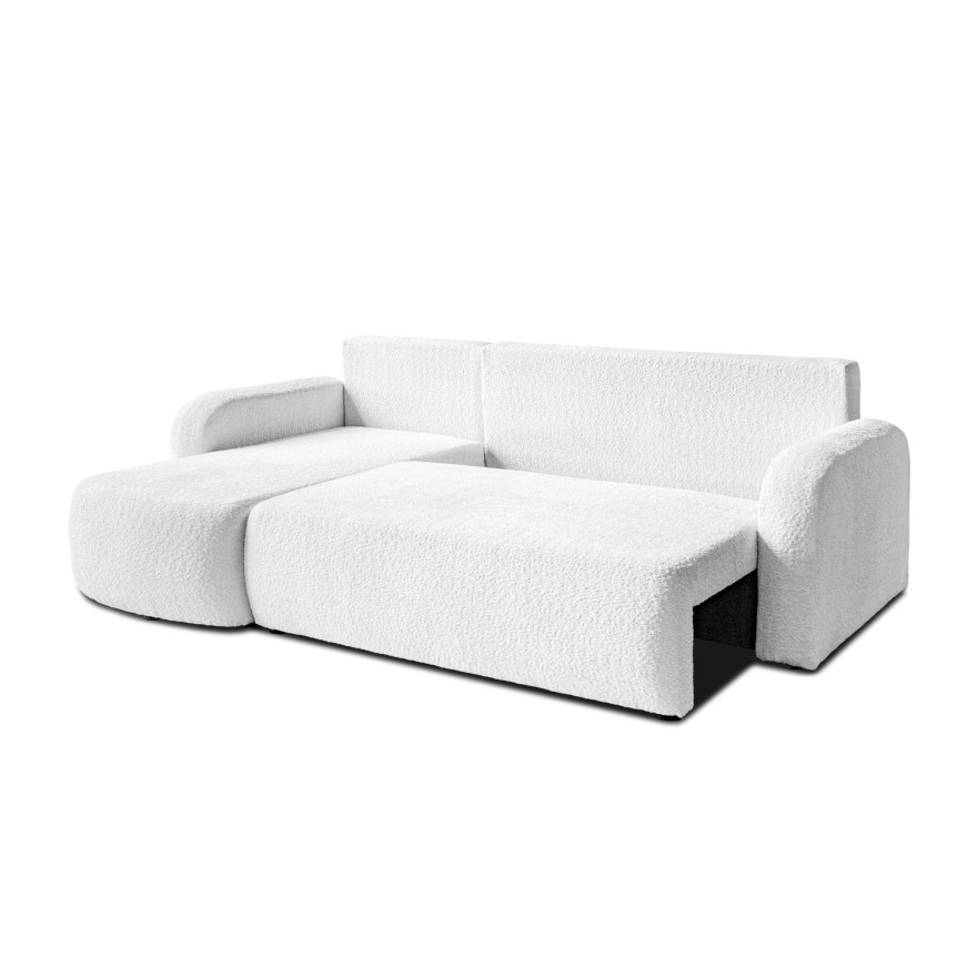 Ecksofa PALOMA L mit Schlaffunktion und Bettkasten