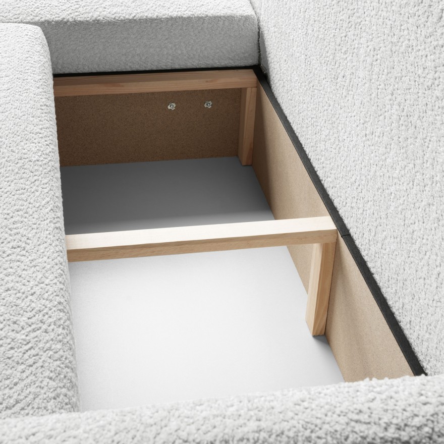 Ecksofa PALOMA L mit Schlaffunktion und Bettkasten