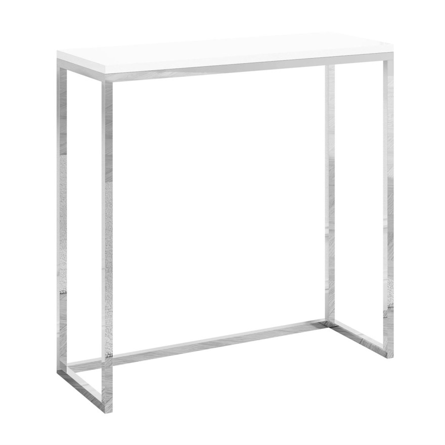 Konsole MODERN II CHROM 80/100 cm, Hochglanz