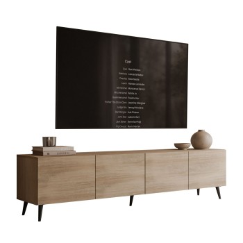 TV-Möbel COLGANTE TRAVERTIN 200 cm mit Beinen