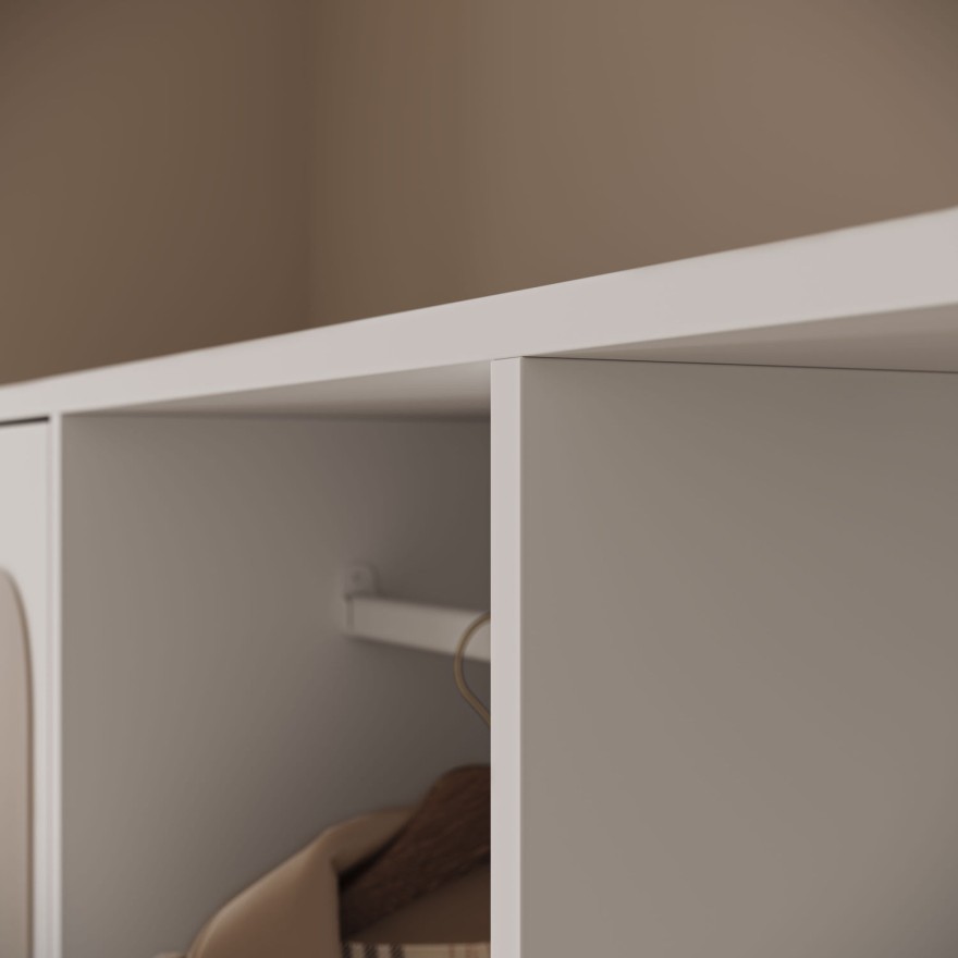 Garderobe NOLA mit Spiegel und Schuhschrank