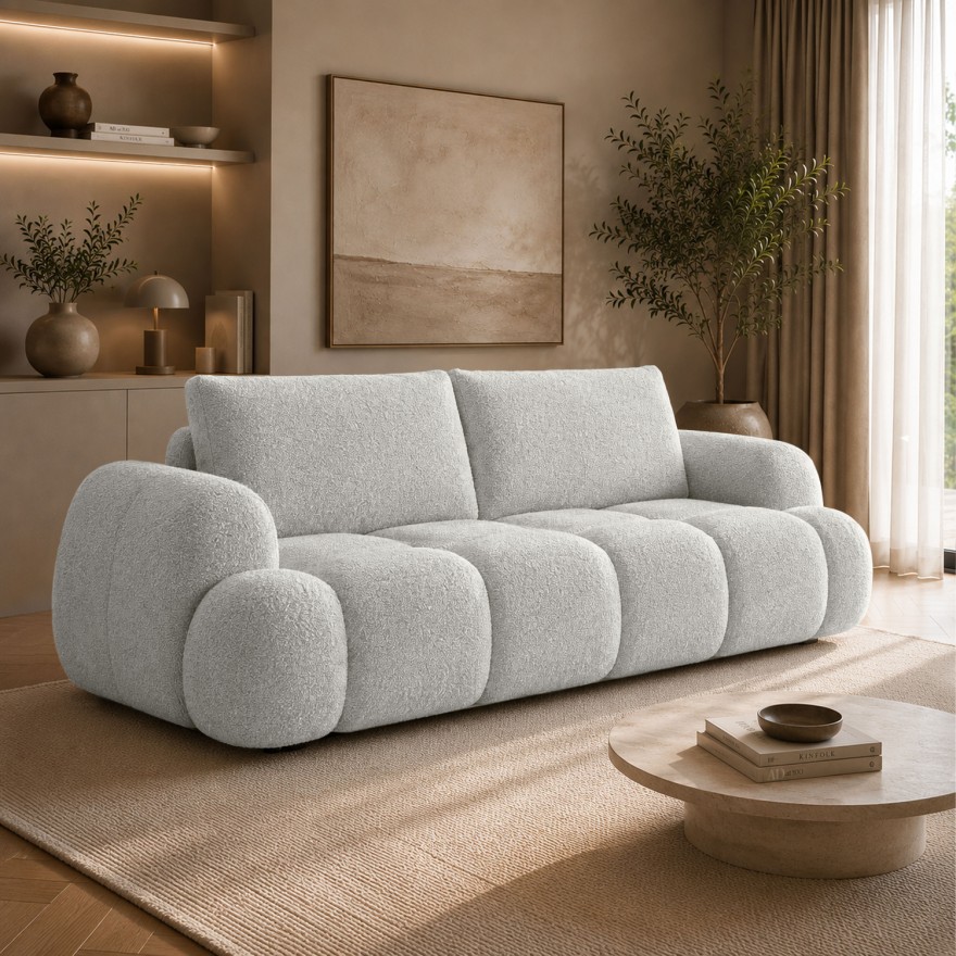 Sofa CORAL mit Schlaffunktion und Bettkasten