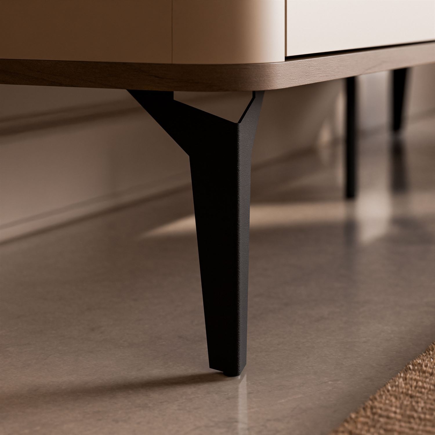 Kommode MOCHA 180 cm 3D3S Kaschmir Nussbaum Royal mit Schubladen
