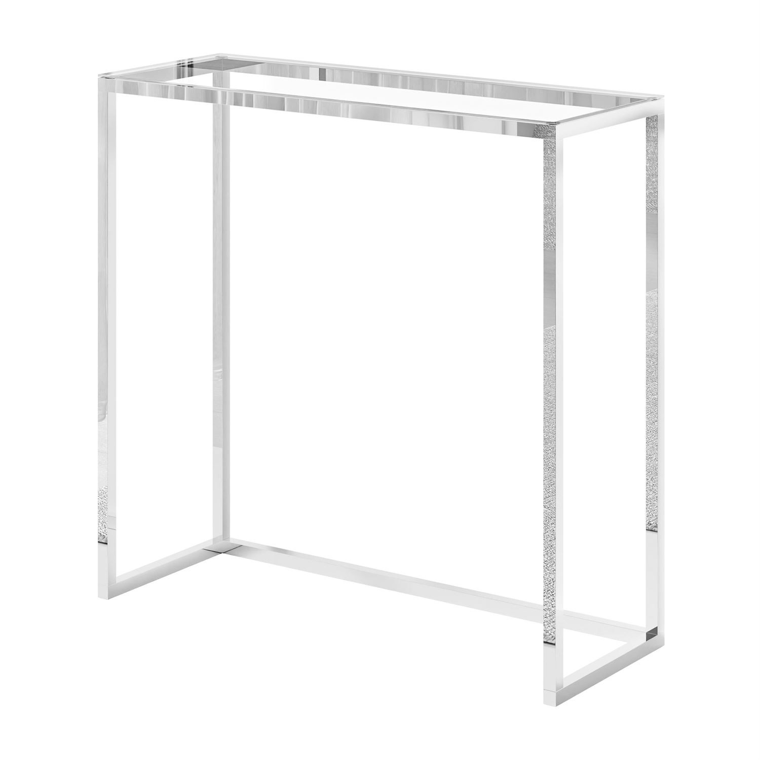 Konsole MODERN II GLASS CHROM 80/100 cm
