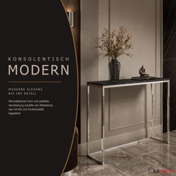 Konsole MODERN II GRIGIA CHROM 80/100 cm
