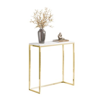Konsole MODERN II LEVANTO GOLD CHROM 80/100 cm