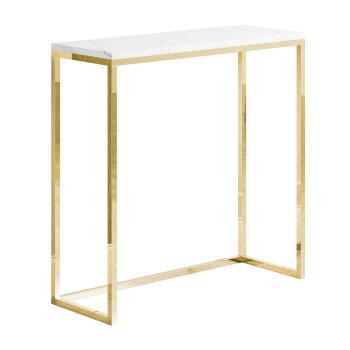 Konsole MODERN II LEVANTO GOLD CHROM 80/100 cm