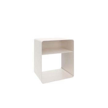 Nachttisch ELIO mit offenem Fach und abgerundeten Seiten