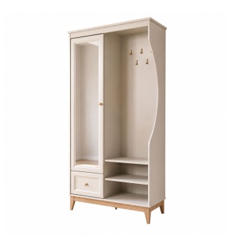 Garderobe SAVONA mit Spiegel und Schuhschrank für den Flur