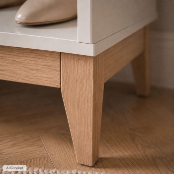 Garderobe SAVONA mit Spiegel und Schuhschrank für den Flur