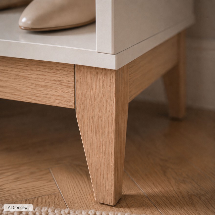Garderobe SAVONA mit Spiegel und Schuhschrank für den Flur