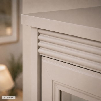 Garderobe SAVONA mit Spiegel und Schuhschrank für den Flur