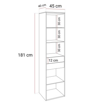 Vitrine für das Wohnzimmer AURORA SILVER mit LED-Beleuchtung