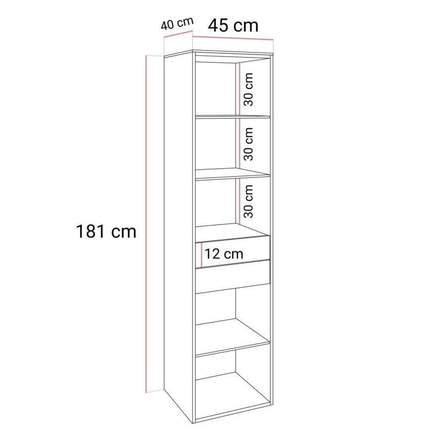 Vitrine für das Wohnzimmer AURORA SILVER mit LED-Beleuchtung