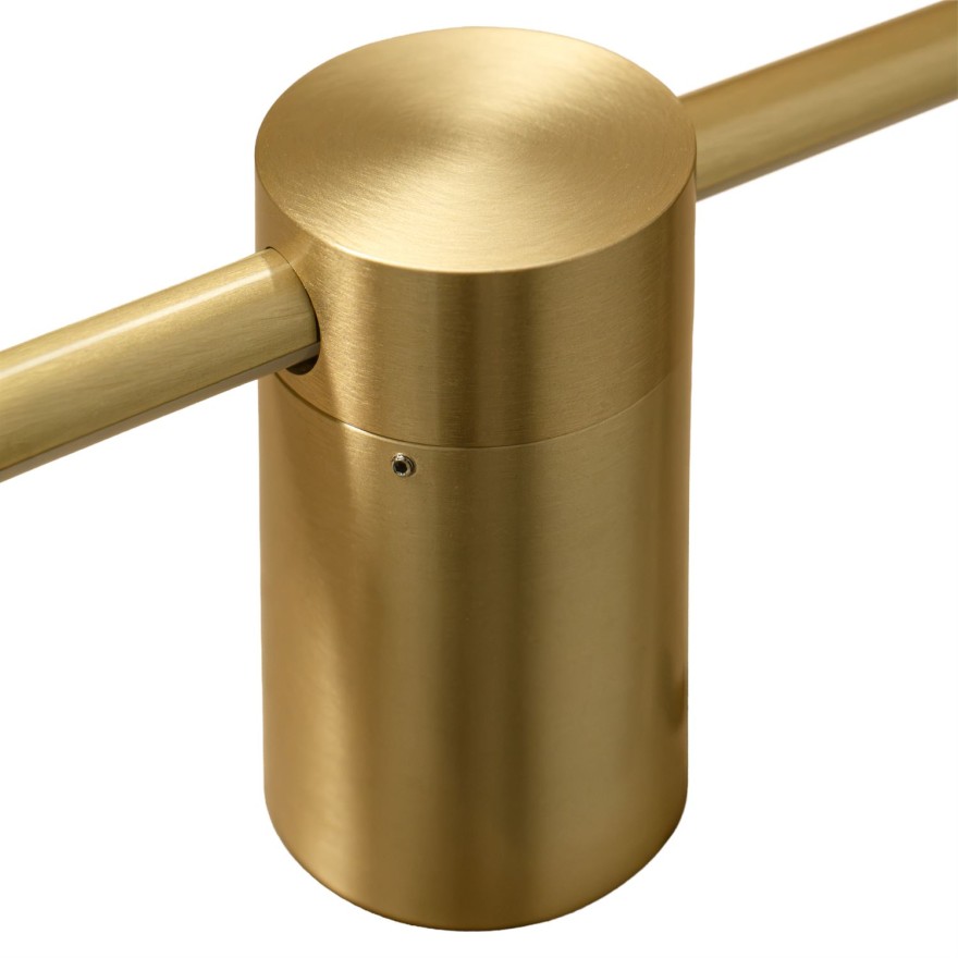 Wandlampe-LED GET LIGHT 100 cm – gebürstetes Gold