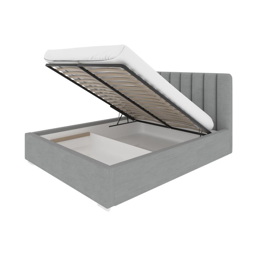 Boxspringbett MOLLY mit Lattenrost und Behälter