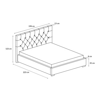 Doppelbett GLAMOUR II Polsterbett Doppelbett GLAMOUR II Polsterbett
