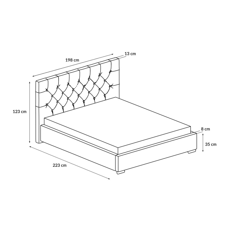 Doppelbett GLAMOUR II Polsterbett Doppelbett GLAMOUR II Polsterbett
