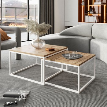 Couchtisch Yoshi 2in1 Couchtisch Eiche Wotan Stirling Artisan