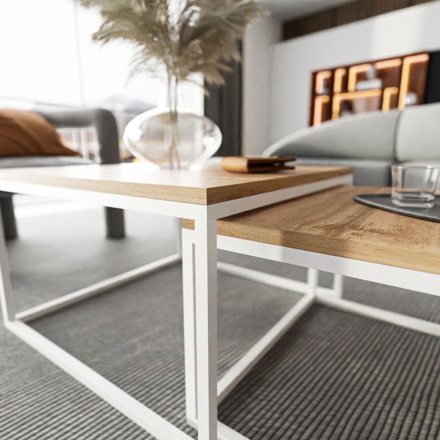 Couchtisch Yoshi 2in1 Couchtisch Eiche Wotan Stirling Artisan