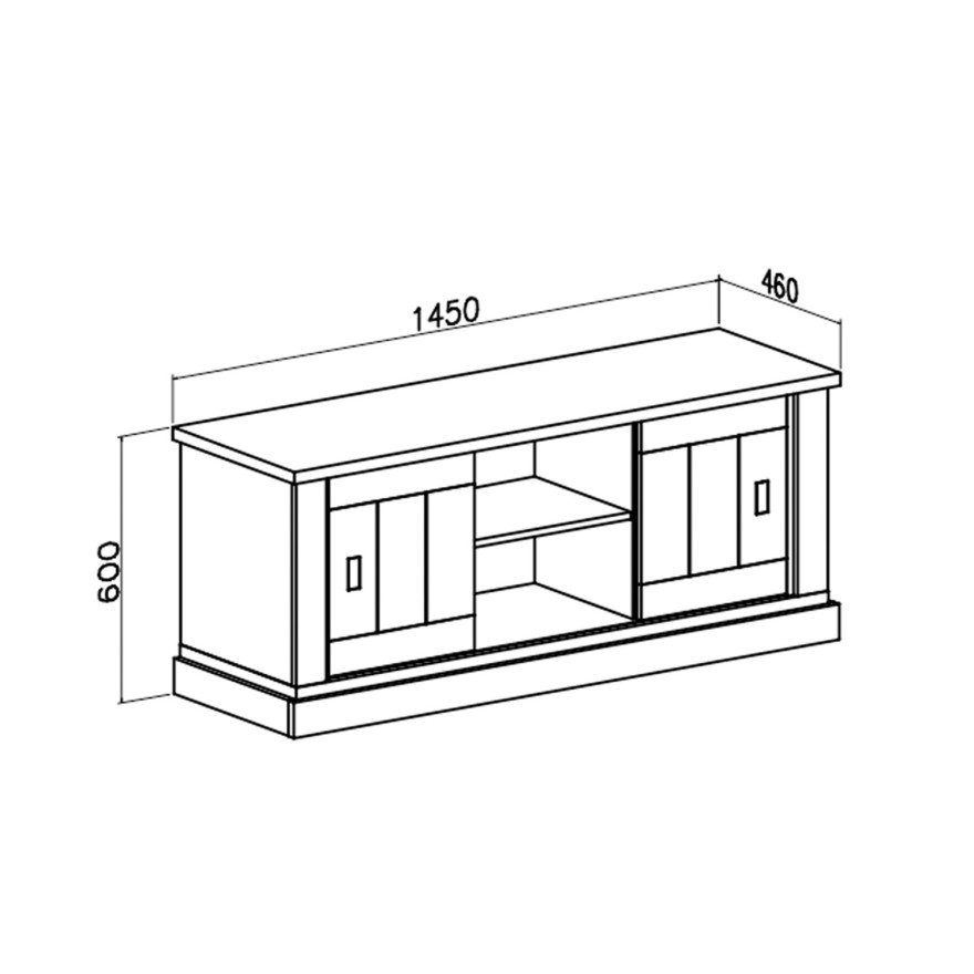 TV Schrank VINCI II Andersen-Kiefer