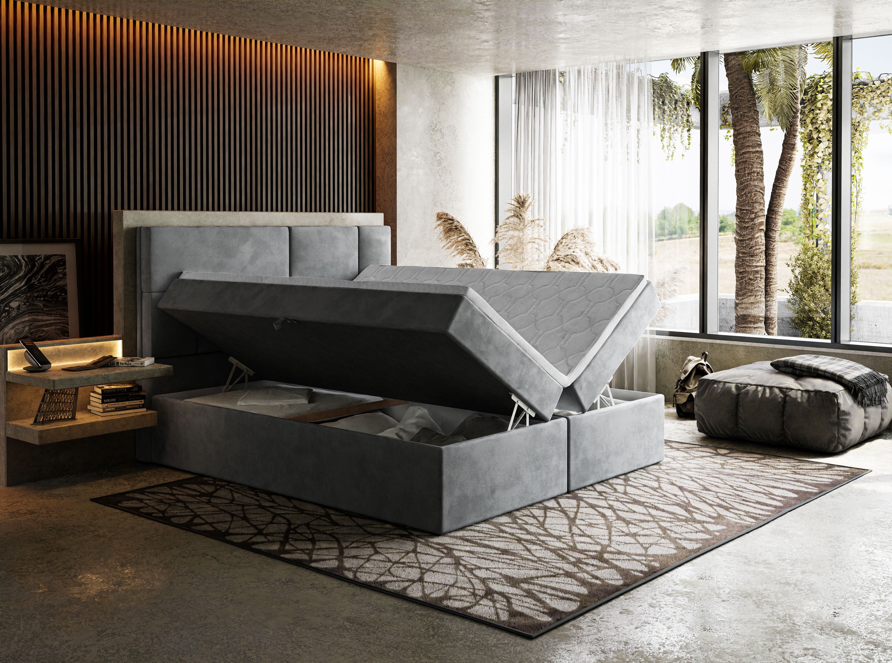Boxspringbett LUCY mit Taschenmatratze