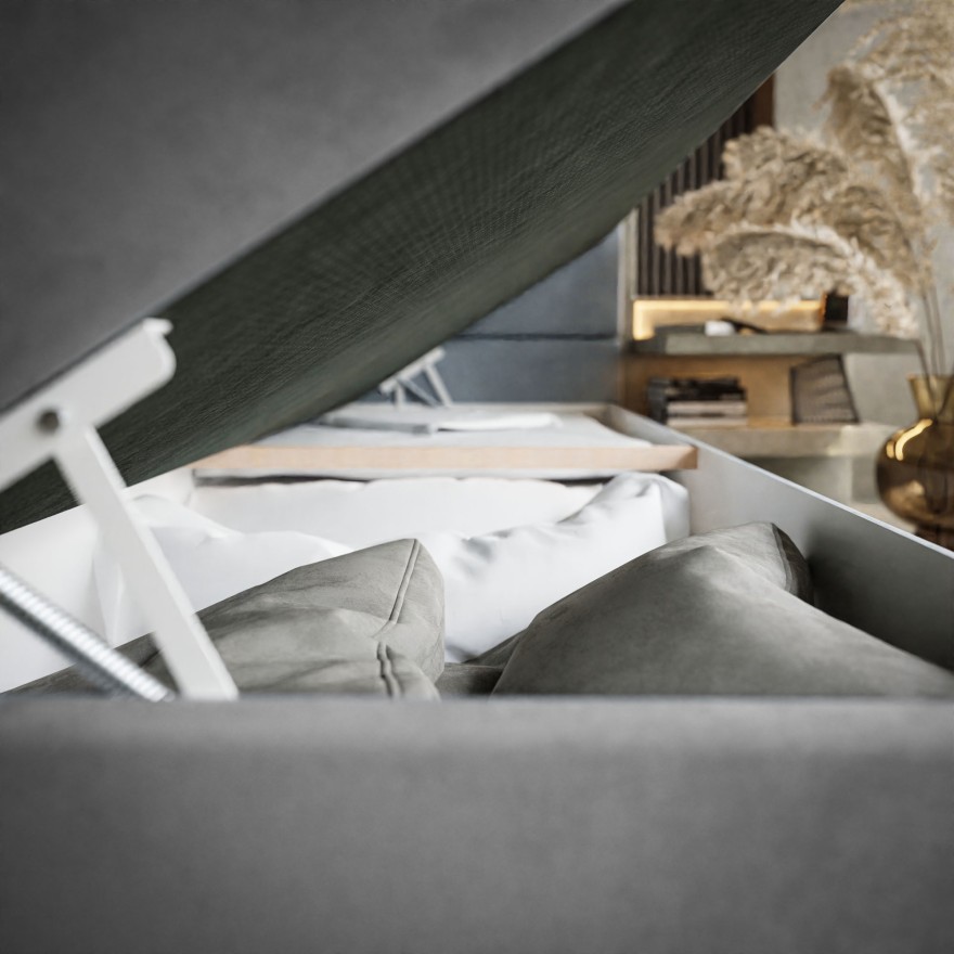 LUCY Kontinentalbett mit Taschenmatratze