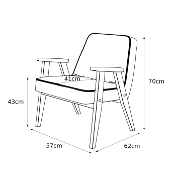 Polstersessel VINTAGE