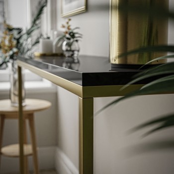 Konsolentisch MODERN 100 cm Gold Matt