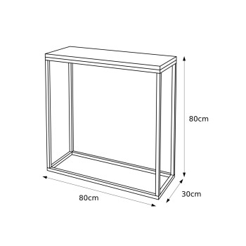 Konsolentisch MODERN GRIGIA CHROM 80/100 cm Konsolentisch MODERN GRIGIA CHROM 80/100 cm