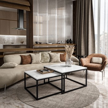 Couchtisch Yoshi 2in1 hochglanz