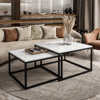 Couchtisch Yoshi 2in1 hochglanz