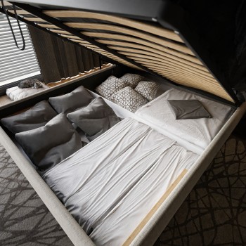 Polsterbett VILANO 140/160/180 mit Behälter Inari 22