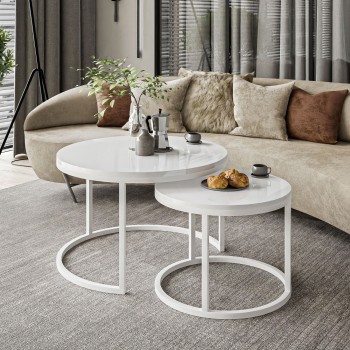 Runder Couchtisch 2in1 CIRI