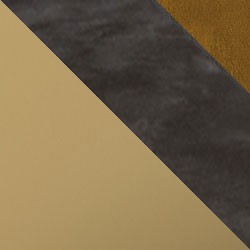 Gold matt / Dunkler Beton + Monolith 48