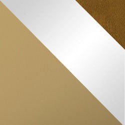 Gold matt / Weiß Hochglanz + Monolith 48