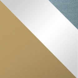 Gold matt / Weiß Hochglanz + Monolith 72