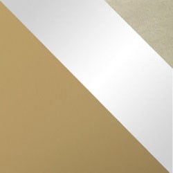 Gold matt / Weiß Hochglanz + Monolith 02