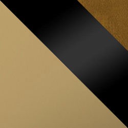 Gold matt / Schwarz Hochglanz + Monolith 48