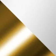 Gold chrom / Glastischplatte