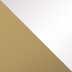 Gold Matt / Weißes Glass